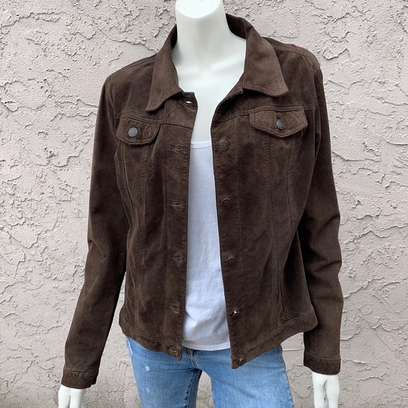 Suede Jacket Distressed Boho Western 